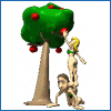 Adam, Eve, and Apple